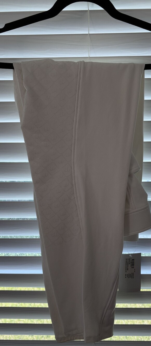 Ovation Bellissima Full Seat Breech 34 White Equestrian Riding Pants